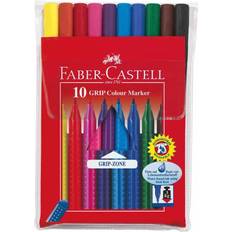 Hobbyartikler Faber-Castell 10 Grip Colour Marker