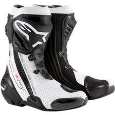 Alpinestars Supertech R Boots, Black/ White Man