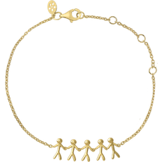 ByBiehl Sølv Armbånd ByBiehl Together Family 5 Bracelet - Gold