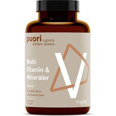 A-vitaminer - Jod Kosttilskud Puori Multi Vitamin & Minerals 60 stk