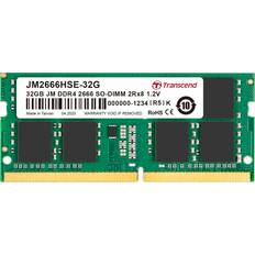 2666 MHz - 32 GB - SO-DIMM DDR4 RAM Transcend JetRam SO-DIMM DDR4 2666MHz 32GB (JM2666HSE-32G)