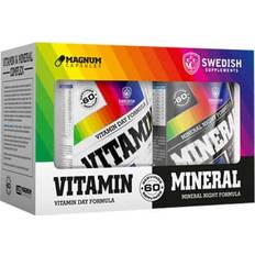 B-vitaminer - Magnesium - Pulver Vitaminer & Mineraler Swedish Supplements Vitamin & Mineral Complex 120 stk