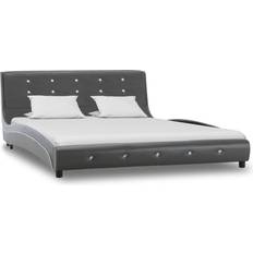 vidaXL Bed with Memory Foam Mattress 69.5cm Sengeramme 140x200cm