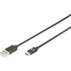 Nikkel - USB-kabel Kabler Digitus USB A-USB C 2.0 4m