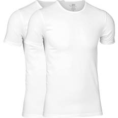 Rund hals - Viskose Overdele JBS Bamboo T-shirt 2-pack - White