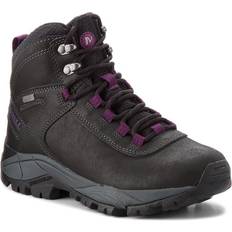 48 ½ - 6,5 - Dame Trekkingsko Merrell Vego Mid Leather Waterproof - Black/Gloxinia