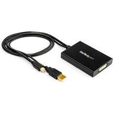 DisplayPort mini - USB-kabel Kabler StarTech DisplayPort Mini/USB A - DVI M-F 0.3m