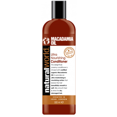 Natural World Vitaminer Hårprodukter Natural World Macadamia Oil Ultra Nourishing Conditioner 500ml
