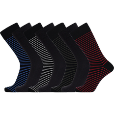JBS Elastan/Lycra/Spandex - Stribede Strømper JBS Bamboo Socks 7-pack - Multicolour