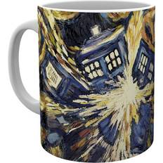 GB Eye Hvid Kopper & Krus GB Eye Doctor Who Exploding Tardis Krus 30cl