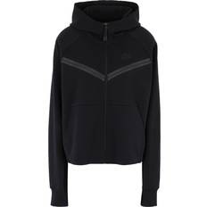 Nike Dame Overdele Nike Sportswear Tech Fleece Windrunner Full-Zip Hoodie - Black