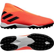 Adidas 48 ½ Fodboldstøvler adidas Nemeziz 19.3 Laceless Turf M - Signal Coral/Core Black/Solar Red