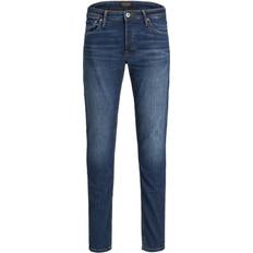 Lav talje - Polyester Bukser & Shorts Jack & Jones Glenn Original AM 814 Slim Fit Jeans - Blue/Blue Denim