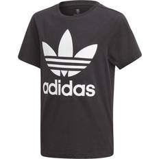 Adidas Sort Overdele adidas Junior Trefoil T-shirt - Black/White (DV2905)