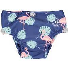 Babyer - Elastan Badebukser Geggamoja UV Bathing Shorts Flamingo - Blue (99520121)