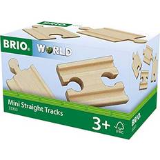 Trælegetøj Togskinner & Forlængere BRIO Mini Straight Tracks 33333