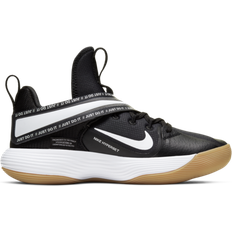 Sort - Unisex Volleyballsko Nike React HyperSet - Black/Gum Light Brown/White