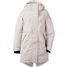 Didriksons Hvid Overtøj Didriksons Thea Girl's Parka - Aluminum (502620-287)