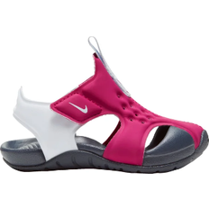 Nike Pink Sandaler Nike Sunray Protect 2 TD - Fireberry/Thunder Blue/Football Gray