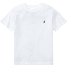 Polo Ralph Lauren Denimshorts - Herre Overdele Polo Ralph Lauren Cotton Jersey Crewneck T-shirt - White