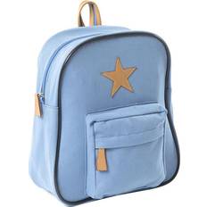 Smallstuff Vandafvisende Skoletasker Smallstuff Canvas Backpack - Skyblue