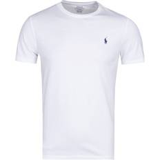 Hvid - Slim T-shirts Polo Ralph Lauren Jersey Crewneck T-shirt - White