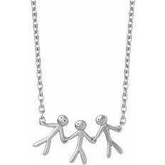 ByBiehl Sølv Smykker ByBiehl Together Family 3 Necklace - Silver