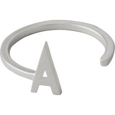 Ringe Design Letters A-Z Ring - Silver