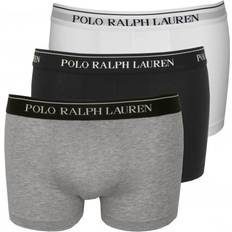 Polo Ralph Lauren Boxsershorts tights Underbukser Polo Ralph Lauren Stretch Cotton Trunk 3-pack - White/Heather/Black