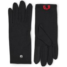 Dame - Løb Handsker Hesta Merino Wool Liner Long 5-Finger Gloves - Black