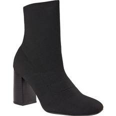 8 - Strikket stof Støvler Bianco Biaellie Boots - Black/Black