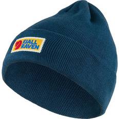 Blå - Polyester Huer Fjällräven Vardag Classic Beanie Unisex - Storm