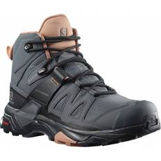 10,5 - 51 ⅓ - Dame Trekkingsko Salomon X Ultra 4 Mid GTX W - Ebony/Mocha Mousse/Almond Cream