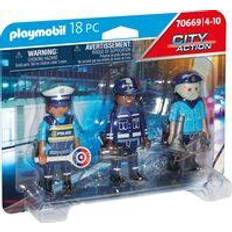 Politi Legetøj Playmobil Police Figure Set 70669