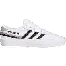 Adidas 45 - Lærred - Unisex Sneakers adidas Delpala - Cloud White/Core Black/Charcoal Solid Grey