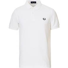 Fred Perry T-shirts & Toppe Fred Perry Plain Polo Shirt - White/Navy