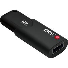 32 GB - USB 3.2 (Gen 2) - USB Type-A USB Stik Emtec B120 Click Secure 3.2 32GB