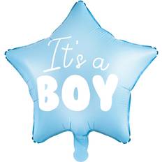 PartyDeco Foil Ballons It's a Boy Light Blue