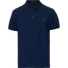 Polo Ralph Lauren Elastan/Lycra/Spandex Overdele Polo Ralph Lauren Slim Fit Stretch Polo Shirt - Navy