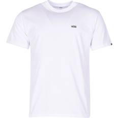 Vans Bomuld Overdele Vans Left Chest Logo T-shirt - White/Black