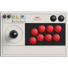 Rød Spil controllere 8Bitdo Switch/PC Arcade Stick