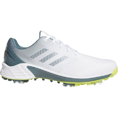 Adidas 43 ⅓ - Unisex Golfsko adidas ZG21 Wide M - Cloud White/Acid Yellow/Blue Oxide