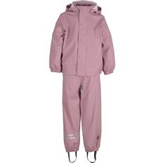 Mikk-Line 146 Børnetøj Mikk-Line PU Rain Set - Pink (33138)