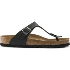 Birkenstock 5,5 - Tårem Sandaler Birkenstock Gizeh Oiled Leather - Black