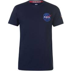 Alpha Industries Blå T-shirts & Toppe Alpha Industries Space Shuttle T-shirt - Replica Blue