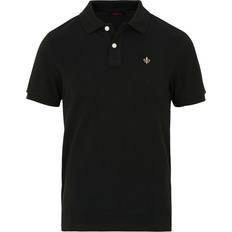 Morris Sort T-shirts & Toppe Morris New Piqué - Black