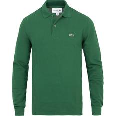 Lacoste Grøn Tøj Lacoste Long-Sleeve Classic Fit L.12.12 Polo Shirt - Green