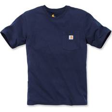 Carhartt Herre - XS T-shirts & Toppe Carhartt Workwear Pocket Short-Sleeve T-shirt - Navy