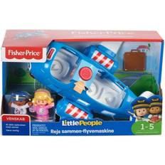 Fisher Price Plastlegetøj Fisher Price Little People Travel Together Airplane