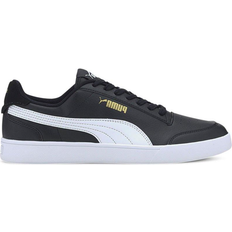 Puma 45 - Dame - Imiteret læder Sneakers Puma Shuffle W - Puma Black/Puma White/Gold